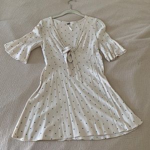 Free People All Yours Polka Dot Mini Dress
